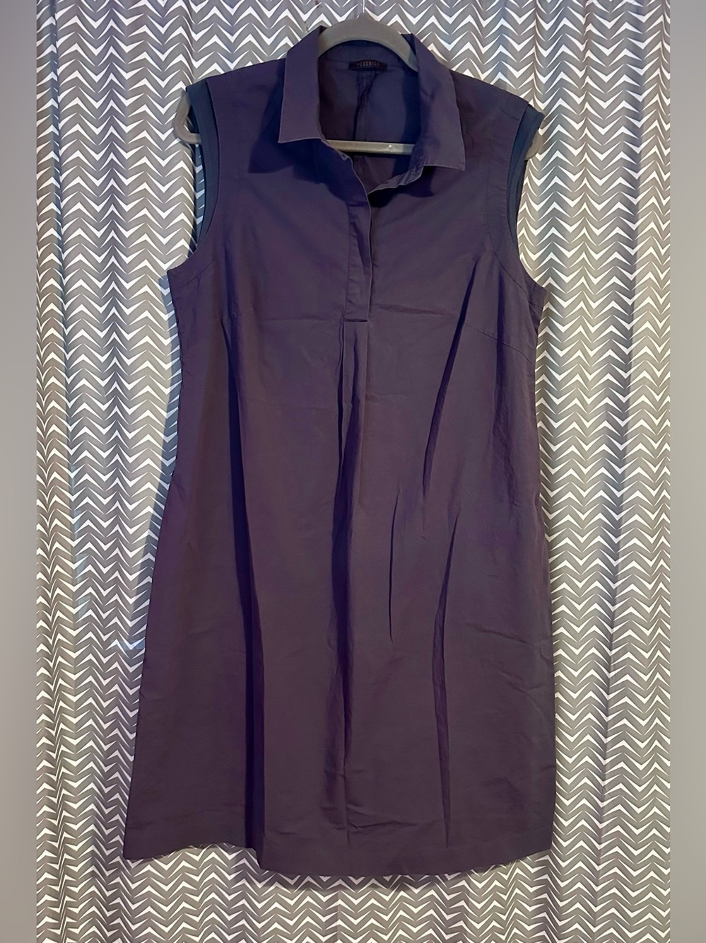 PESERICO | Midi Sleeveless Shirt Dress, size 50 (XL)